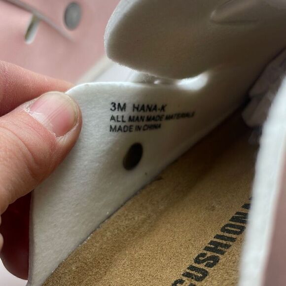 CUSHIONAIRE Women's Cork Footbed Clog SIZE 3 KIDS PINK - Picture 7 of 8